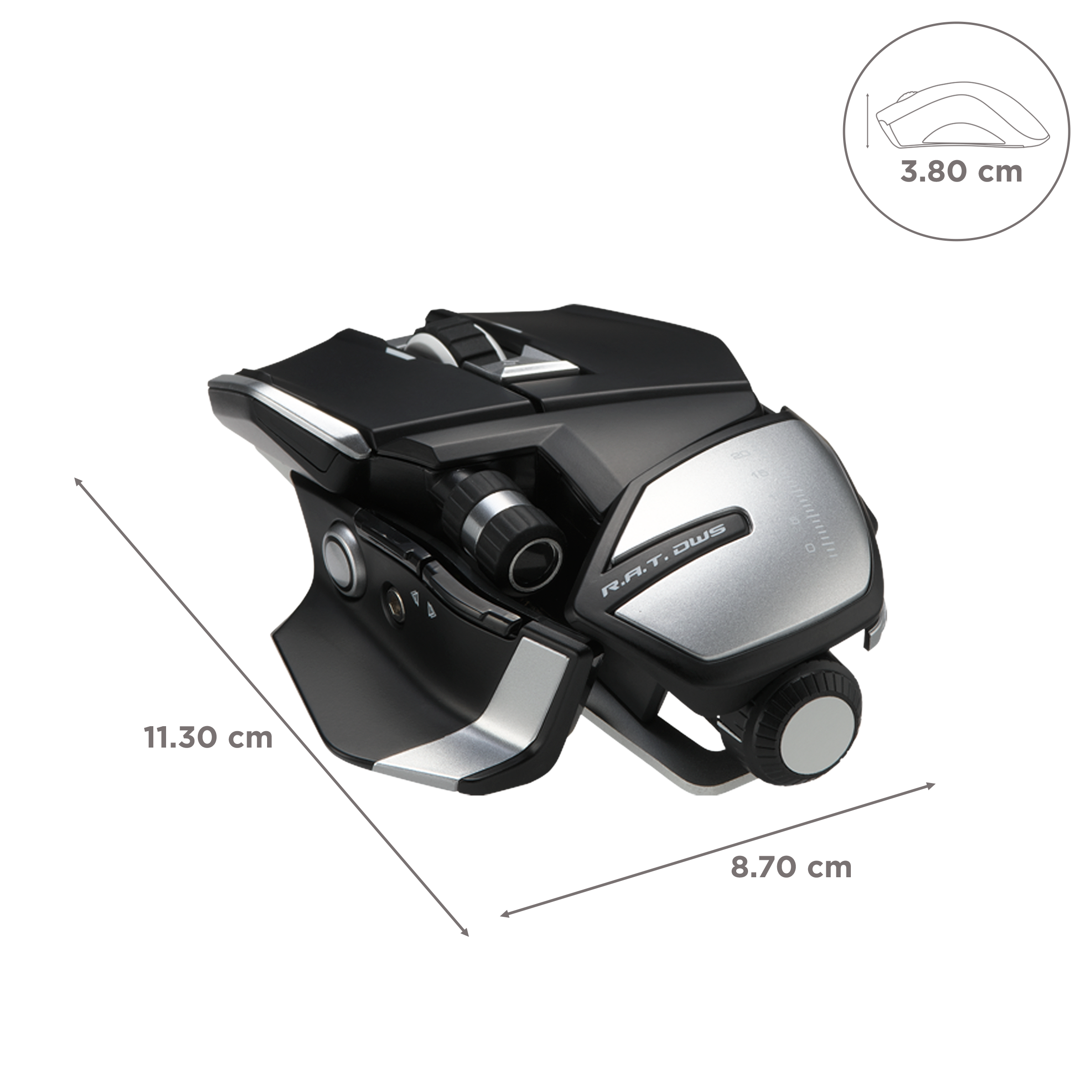 Buy Mad Catz R.A.T.DWS Wireless Optical Gaming Mouse (16000 DPI